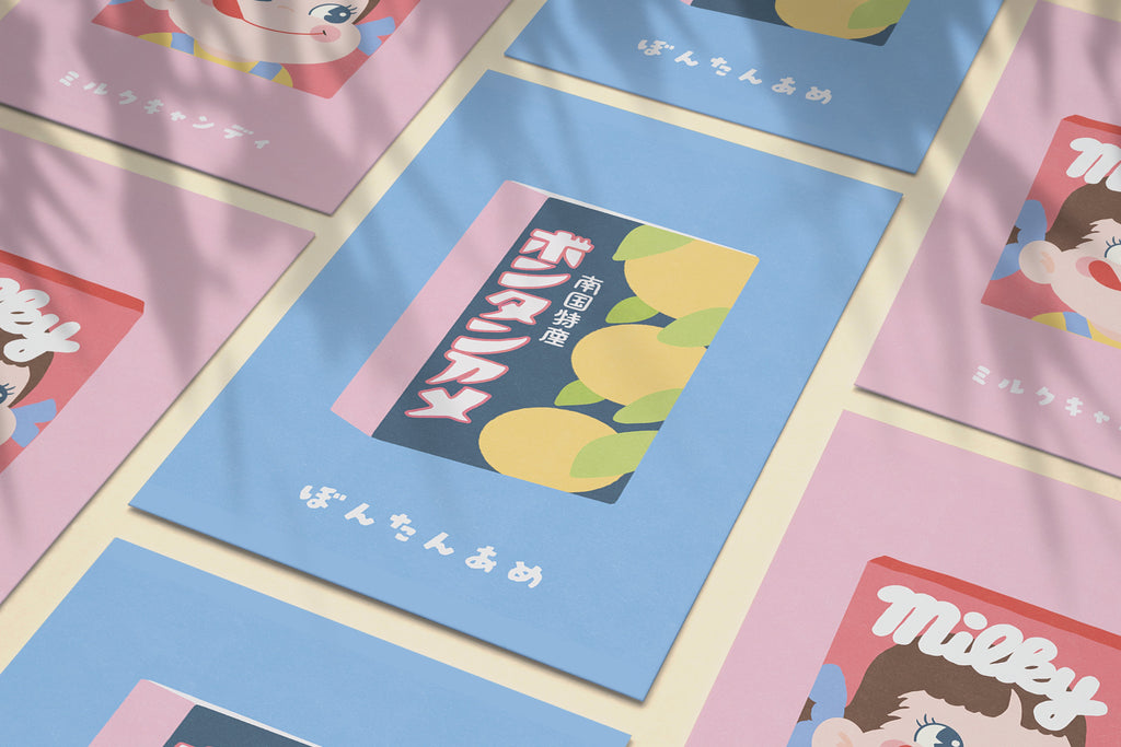 Pack d'illustrations japonaises A6 konbini – décoration kawaii à offrir ou à collectionner