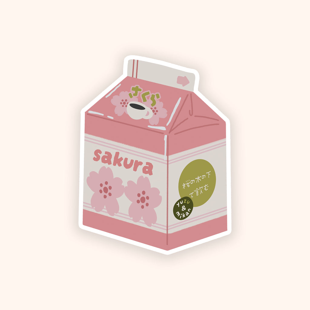 SAKURA MILK STICKER