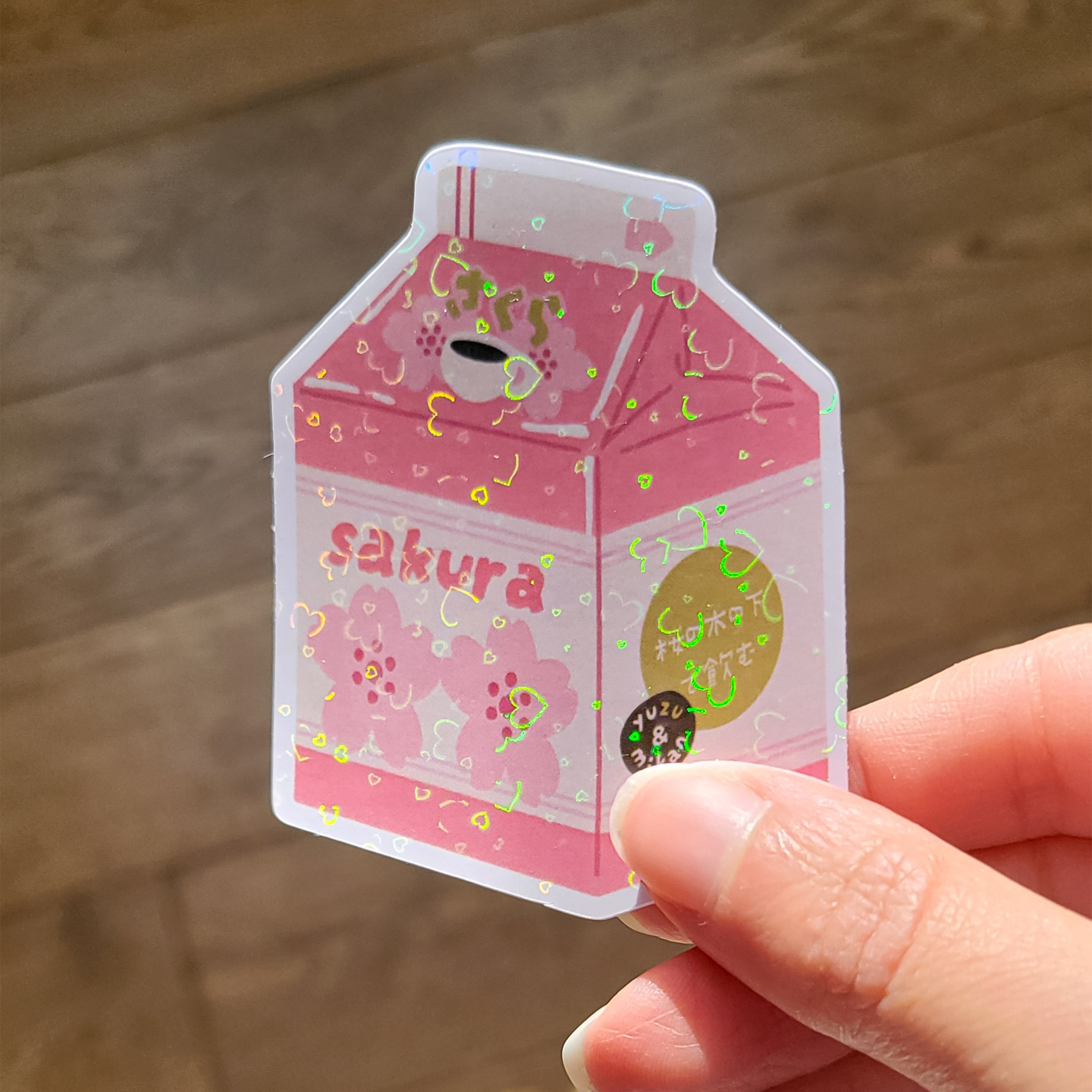 SAKURA MILK STICKER